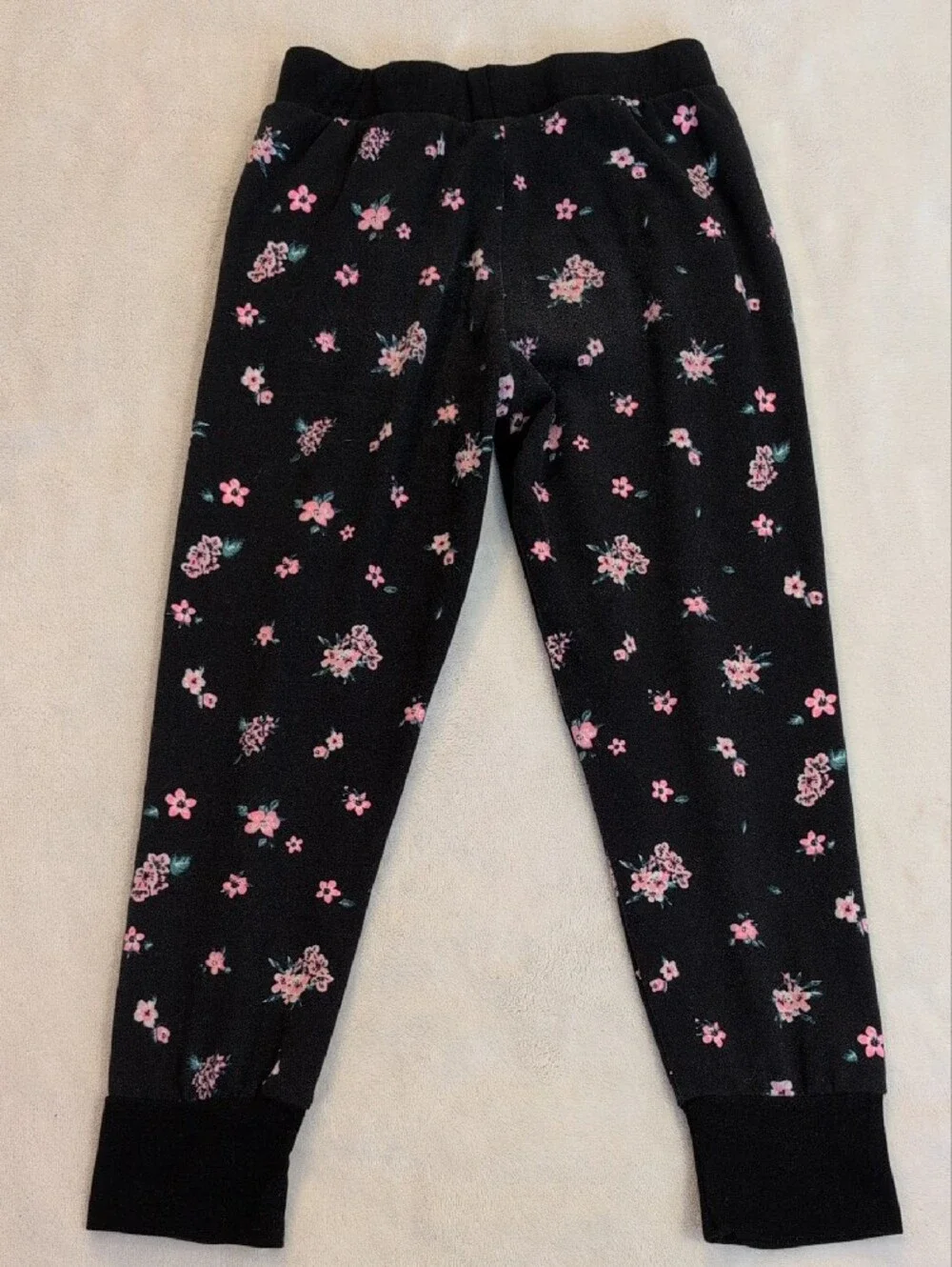 Girls Size 7 Leggings Bundle Carter's Gray & Floral Print 2-Pack